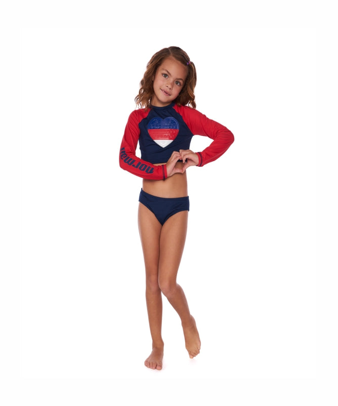 Girls Cropped Set 4 to 10 Years Old Mormaii